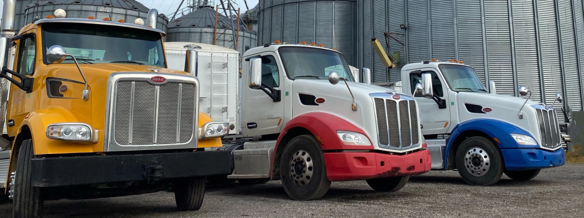 GRDE trucks, Air Quality Three construction vehicles parked side by side, Air Quality document