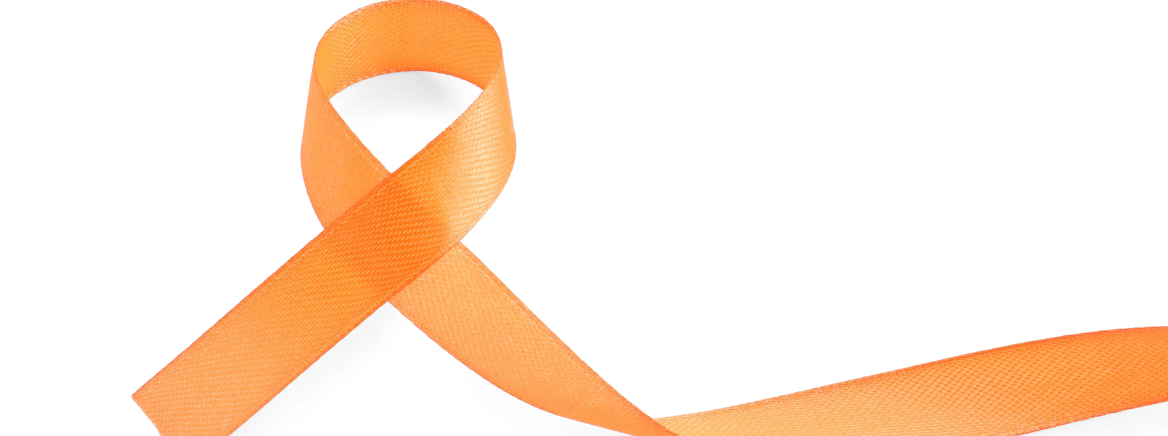 Orange awareness ribbon for gun violence awareness