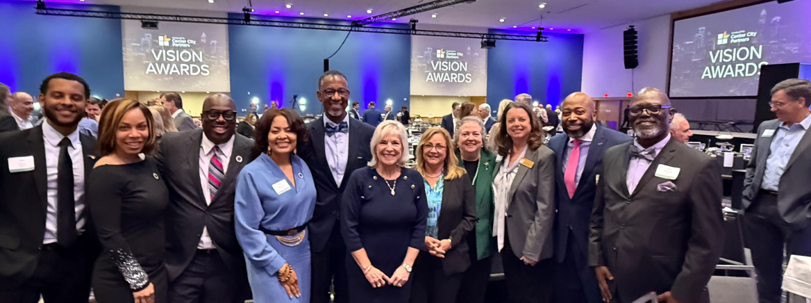 Dena Receives Vision Award Mecklenburg County Manager Dena R. Diorio was awarded the prestigious Vision Award by Charlotte Center City Partners (CCCP) on April 24, 2025.