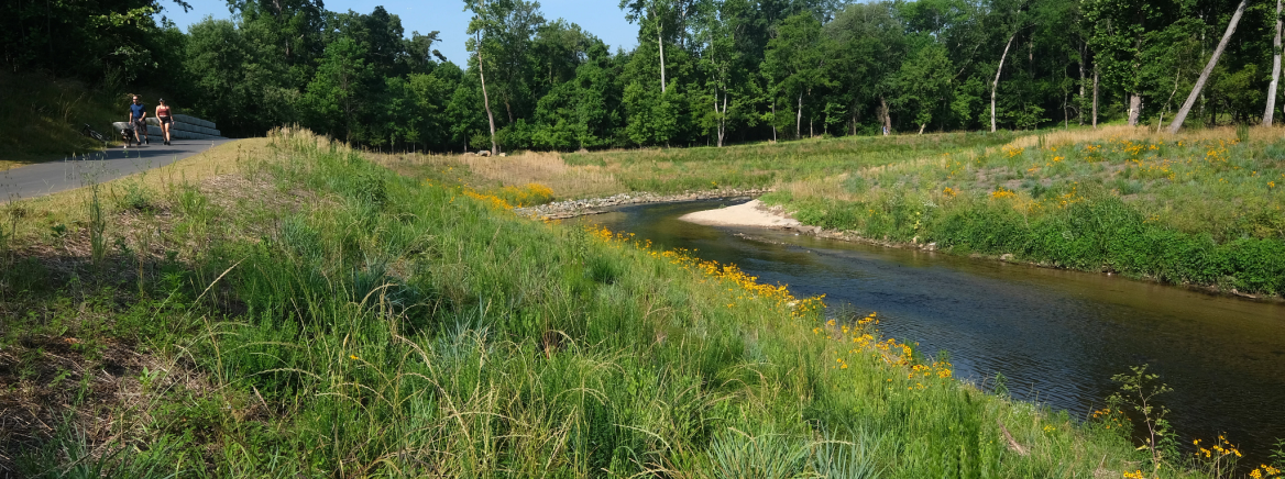 2023:06:10 Little Sugar Creek Greenway below Polk Historic Site, June 2023