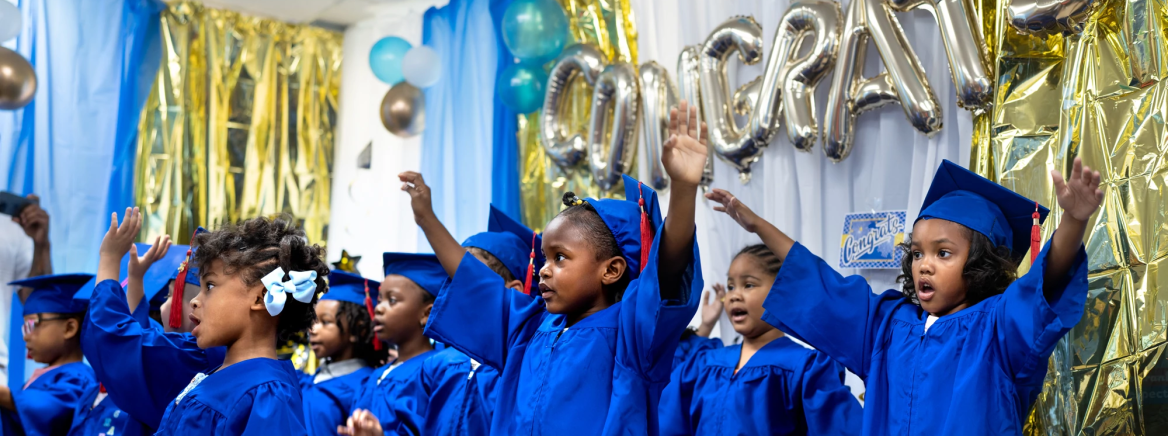 MECK Pre-K 2024-2025 Graduation Ceremonies For the 2024-2025 school year, MECK Pre-K graduated 1,755 children across the community. They join the thousands of children for whom MECK Pre-K has helped build strong educational foundations since 2018.