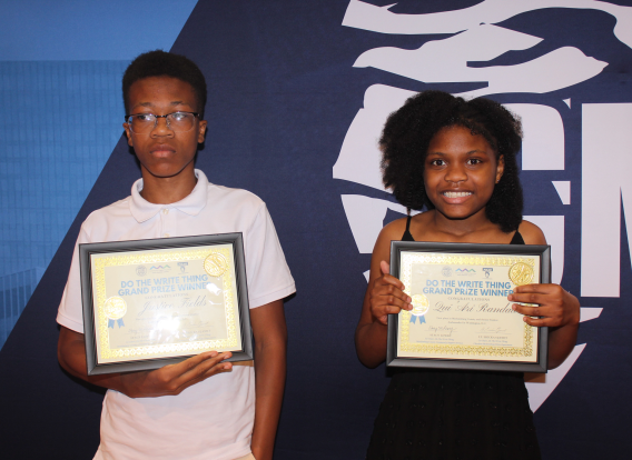 Do the Write Thing Winners