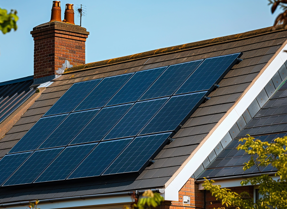 Solar Panels on Roof